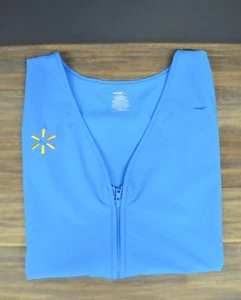 Walmart Employee Vest Proud Associate Blue Yellow Spark 3XL Zipper Pockets - Picture 1 of 7