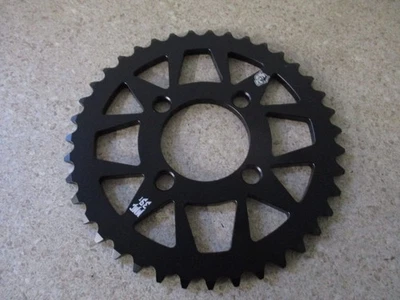 MINIMOTO CARTEL REAR ALUMINUM SPROCKET 39T BLACK BLEMS FITS ALL KAWASAKI KLX 110 - Image 1 of 3