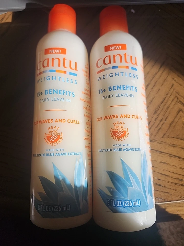 Cantu Weightless Daily Leave-In Cream 8 fl oz- 2 Bottles - Image 1 of 1