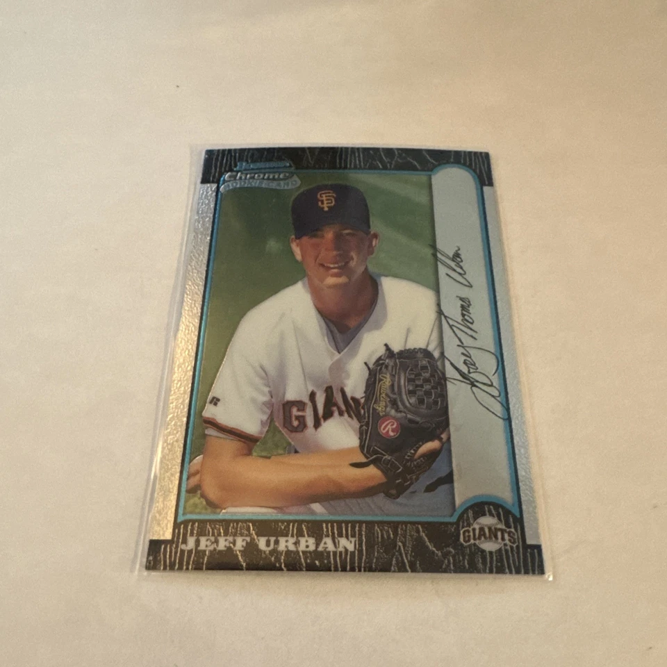1999 Bowman Chrome Jeff Urban Rookie #82 - Image 1 of 2