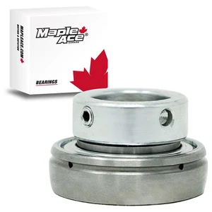 SA208-24 Insert Bearing 1-1/2" Bore, Spherical OD, Eccentric Lock Collar, No - Picture 1 of 6