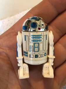 Figura de acción vintage 1977 Star Wars R2-D2 cúpula sólida todo original Kenner HK - Imagen 1 de 8