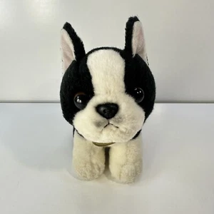 Miyoni Aurora Boston Terrier Welpe Hund Plüschtier Stofftier 9 Zoll 2018 Halsmarke - Bild 1 von 7
