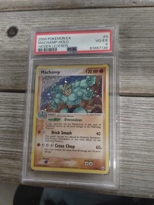 PSA 4 2004 Pokemon EX Machamp-Holo Hidden Legends - Image 1 of 2