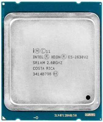 ✅Processor INTEL✅XEON E5-2630 V2 2.6GHZ LGA2011 Socket R CACHE L3 15MB Hexa-Core - Image 1 of 2