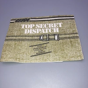 GI Joe Top Secret Dispatch Catalog Booklet Vintage Brochure Pamphlet 1985 - Picture 1 of 3