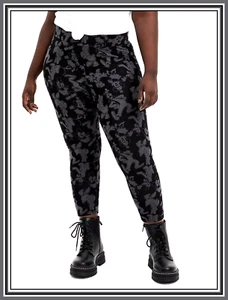 TORRID ( 5X ) Crop Legging Disney Mickey & Friends Print Schwarz Grau Mid Rise - Bild 1 von 5