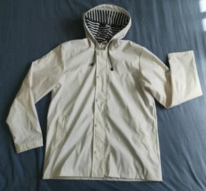 Skippeur Des Mers Women's White Raincoat Coat Size XS Good Used Condition - Picture 1 of 11