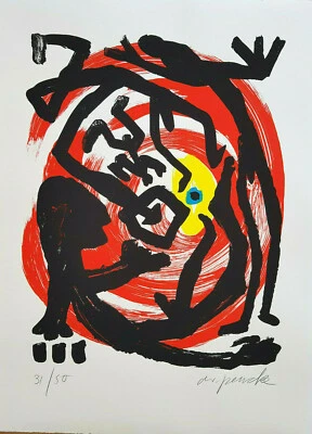 PENCK Siebdruck handsigniert nummeriert "Dresden" 1992 Blatt 3  - Bild 1 von 4