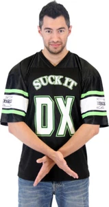 Unisex WWE Lucha Libre DX D-Generación X Suck It Jersey Disfraz de Halloween Juegos con disfraces - Imagen 1 de 12