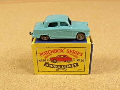 OLD VINTAGE LESNEY MATCHBOX # 36 AUSTIN A50 ORIGINAL BOX - Image 1 of 4
