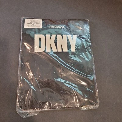 Vintage Dkny Control Top Tights Large Tall Chocolate Brown - Image 1 of 2