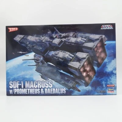 1/4000 SDF-1 Macross Fortress Prometheus Daedalus Plastic Model kit 65830 - Image 1 of 4