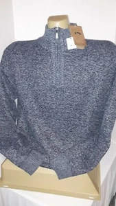 NWT STILLWATER SUPPLY L/S 1/4 ZIP Lined Sweater Size 2XL Color Charcoal - Picture 1 of 5