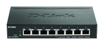 DLink Deutschland 8-Port Gigabit SmartSwitch DGS-1100-08PV2/E Switch 8-Port - Bild 1 von 4