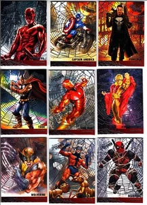 Fleer Ultra Spider-Man Team-Ups 2017 WEB FOIL juego de 11 cartas TU1 a TU11💕💕* - Imagen 1 de 3