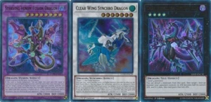 All 3 Ultra** Starving Venom Dragon: Fusion+ Clear Wing + Dark Rebellion XYZ Dra - Picture 1 of 1