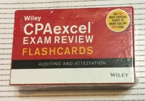 Wiley CPAexcel Exam Review 2016 Flashcards Auditing and Attestation - Picture 1 of 5