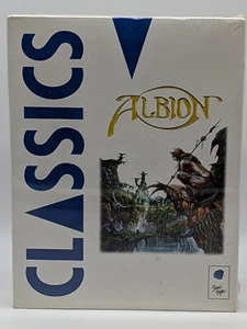 GIOCO PC ALBION - GRANDE SCATOLA COMPLETA - RARO - BLUE BYTE * NUOVO 1995 IMBALLO ORIGINALE - Foto 1 di 12