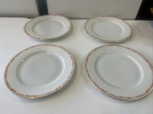vintage Rosenthal art deco Geometric dessert Salad Dessert Plates Plate Set 4 - Picture 1 of 12