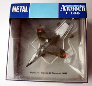 ARMOUR COLLECTION 1:100 METAL DIE CAST ALPHA JET FRANCE AIR FORCE 5031 NEW ! - Picture 1 of 8