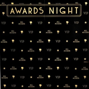 Awards Night VIP Scene Setter Backdrop 32 1/2" x 65" Plastic Background - Picture 1 of 1