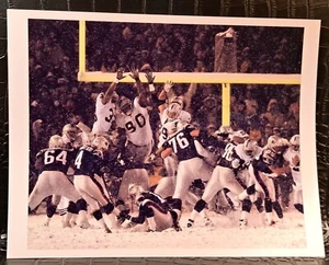 New England Patriots Adam Vinatieri Snow Kick 8x10 Glossy Photo - Picture 1 of 1