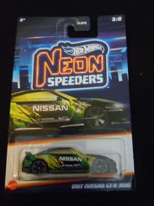 2022 Hot Wheels Neon Speeder 3/8 2017 NISSAN GT-R (R35) New Near Mint - Picture 1 of 2