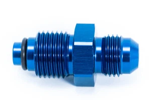 Servoadapter M16x1,5 zu Dash 6 / -6 AN / JIC 6 Einschrauber Blau eloxiert - Picture 1 of 4
