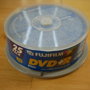 FujiFilm 24 Pack DVD+R RW Rewritable DVD Disc 4.7GB - Picture 1 of 4
