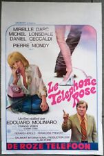  Superbe affiche de cinéma Le téléphone rose P. Mondy-M. DARC