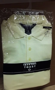 French Toast Long Sleeve Yellow Polo Uniform Shirt, Size 20 Prep, NEW - Picture 1 of 3