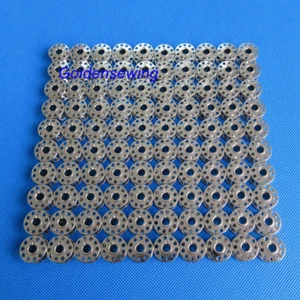 100 bobbins for Class 15 Metal Bobbins Kenmore Brother Necchi White - Picture 1 of 2