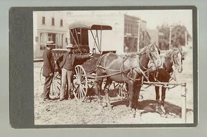 Sleepy Eye MINNESOTA c1890 DR. VAGÓN DE ENTREGA DE MEDICAMENTOS BARRIOS Vendedor Winona  - Imagen 1 de 5