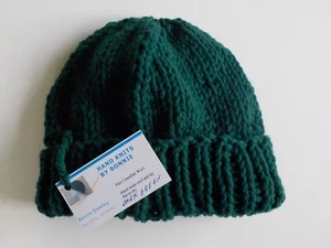 Canadian 100% Wool Hand Knit Hat/ Cap/Beanie - X Large -  12 Color Choices-Super - Picture 1 of 33