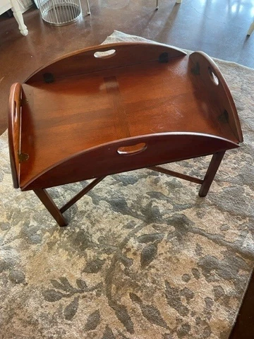 Hickory Chair Company Butler's Tray Table James River Collection Cover