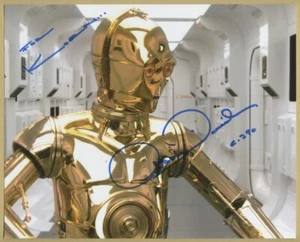 Anthony Daniels - C-3PO in Star Wars - Signed large photo - 2010s - COA - Picture 1 of 1