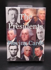 The Presidents Playing Cards Deck 45 Presidents USA Sealed Including FactsQuotes - Picture 1 of 4