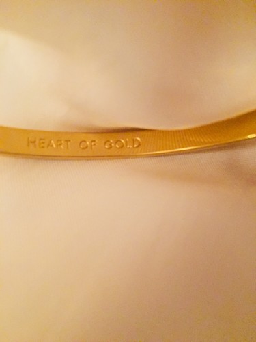 BRACCIALE KATE SPADE NEW YORK CUORE DI TONO ORO BRACCIALETTO OTTONE PLACCATO ORO