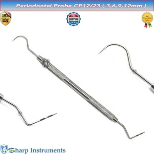 Periodontal Probe/explorer CP12/23 ( 3-6-9-12 mm )  Hygiene Dental Instruments - Picture 1 of 2