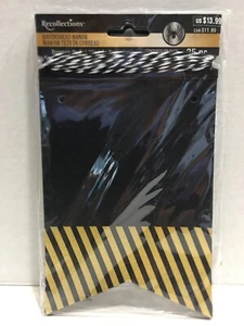 Ravenshead Manor Banner Pads Black & Gold 25pc Recollections New Lot Of 2 - Picture 1 of 2