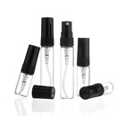 5pcs Refillable Spray Bottle Glass Perfume Alcohol Sample Cosmetics Vial Travel