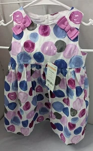 Baby Girl Multicolor Dress Sleeveless Sz 6-12 Months - Picture 1 of 10