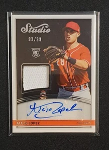 2022 Panini Chronicles Alejo Lopez Studio /99 auto jersey rookie card Cardinals - Picture 1 of 3