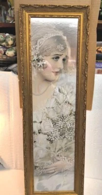 Impresión vintage 1927 "La novia: belleza pompeyana" decoración de pared fina Art Deco antigua Foto 1 de 4