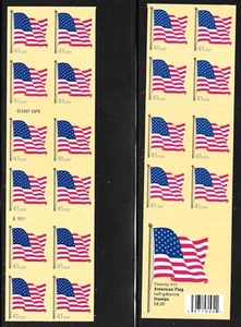 Scott # 4191a Convertible Booklet of 20 2007 41c Flag--Flawless! MNH - Picture 1 of 1