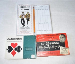 2 Vintage Auto Bridge Game Play Yourself ~Goren & Parker Bros~Beginner & Average - Picture 1 of 5