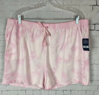 Pantalones Cortos Lucky Brand XL Para Mujer Rosa Tie-Dye Pull On *pequeño defecto (A08) Foto 1 de 4
