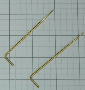 EDELBROCK PERFORMER CARTER AFB AVS CARB METERING ROD SET SIZE .070X.037 2PC NEW - Picture 1 of 1