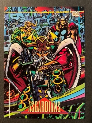 ASGARDIANS 1993 Skybox Marvel Universe Alien Races #122 - Image 1 of 2